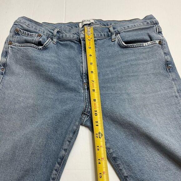 Agolde Sophie Distressed Mid Rise Ankle Jeans Size 31 - Picture 10 of 15